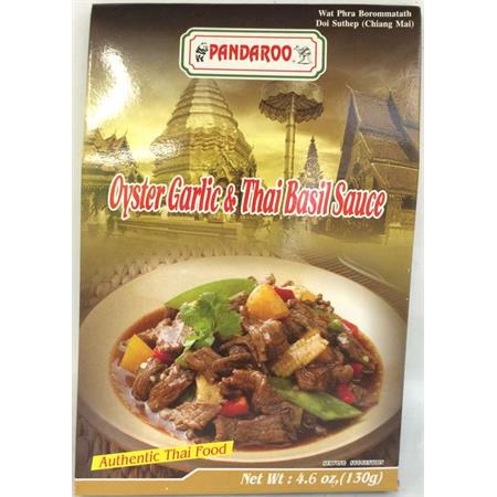 Pandaroo Ready Sauce Oyster Garlic & Thai Basil 130g