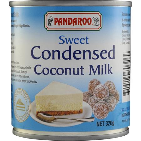 Pandaroo Sweet Condensed Coconut Milk 320g