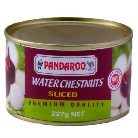 Pandaroo Water Chestnuts Sliced 227g