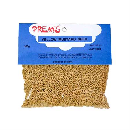 Prem's Mustard Seed Yellow 100g