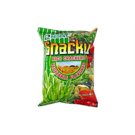 Regent Snacku Rice Crackers Vegetable Flavour 60g