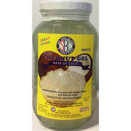 SBC Coconut Gel (Nata de Coco) White 340g