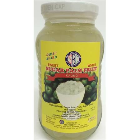 SBC Sugar Palm Fruit (Kaong) White 340g