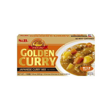 S&B Golden Curry Sauce Mix Mild 220g