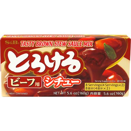 S&B Tasty Brown Stew Mix 160g