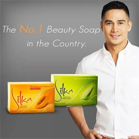 Silka Whitening Herbal Soap Papaya GREEN 135g