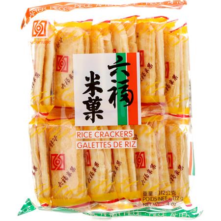 Six Fortune Rice Crackers 112g