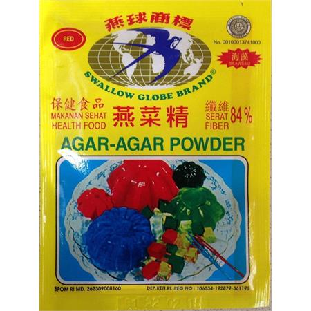 Swallow Agar-Agar Powder Red 7g