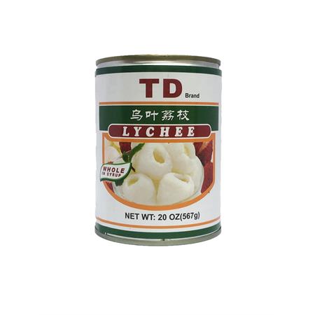 T & D Lychee in Syrup 567g