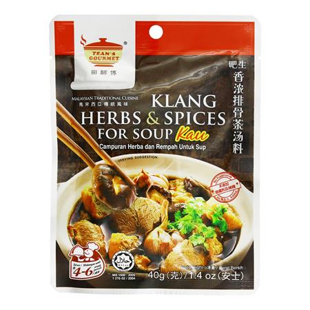 Tean's Gourmet Klang Herbs & Spices for Soup 40g