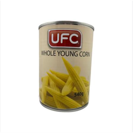 UFC Young Corn Whole 540g