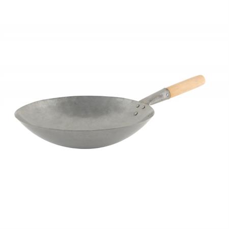 Wok Single Handle 15in